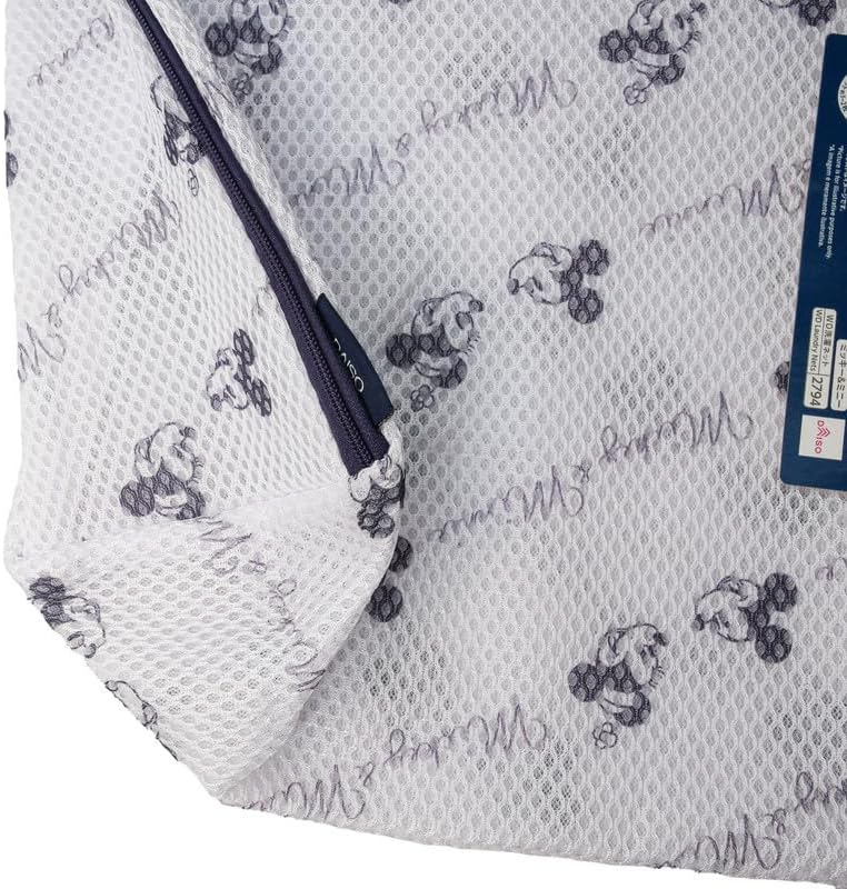 Box Type Laundry Net for Shirts | Mickey & Minnie Print | White | Protective Washing Bag for Delicates - Image 3